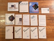 VINTAGE 90s IBM Computer Manual Lot 55 SX PC ...