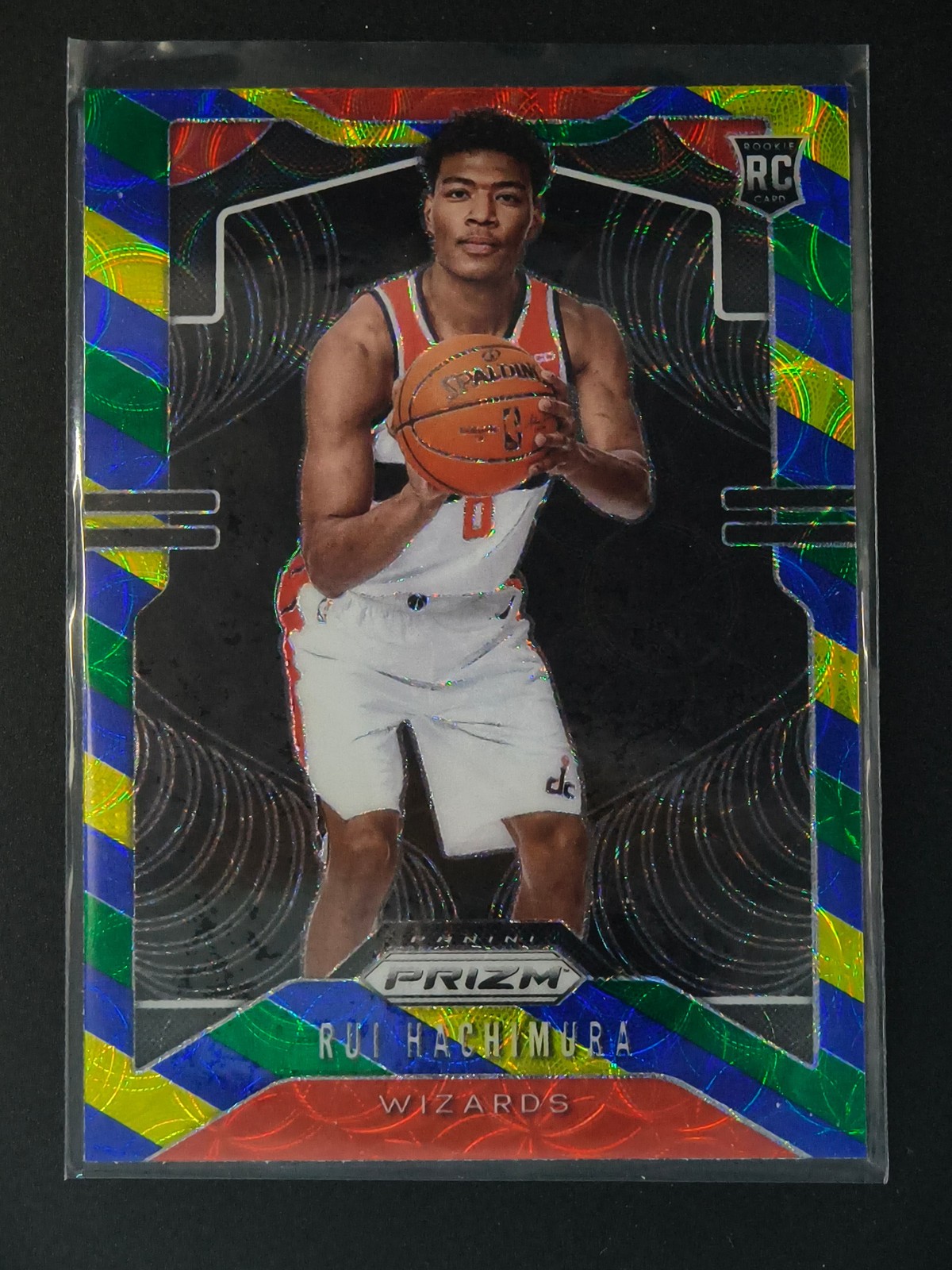 Rui Hachimura 2019-20 Panini Prizm Basketball RC Choice Blue Yellow Green [3hk