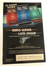 2002 Pall Mall Cigarettes Vintage Print Ad Advert pa16