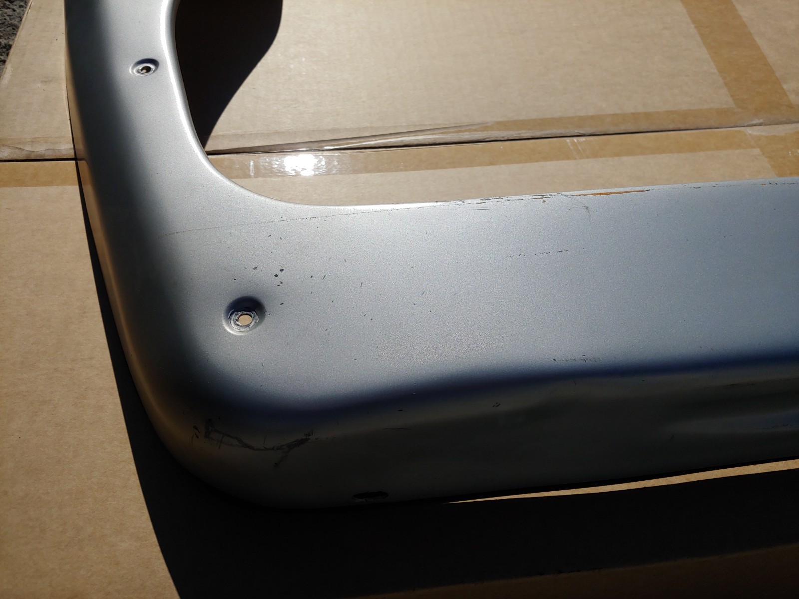 Ferrari 360 Modena OEM LH Door Panel Pocket Trim Cover Metallic Silver