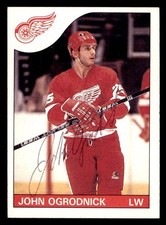 1985 Topps Hockey #70 John Ogrodnick Signed Autograph (no COA) *d3