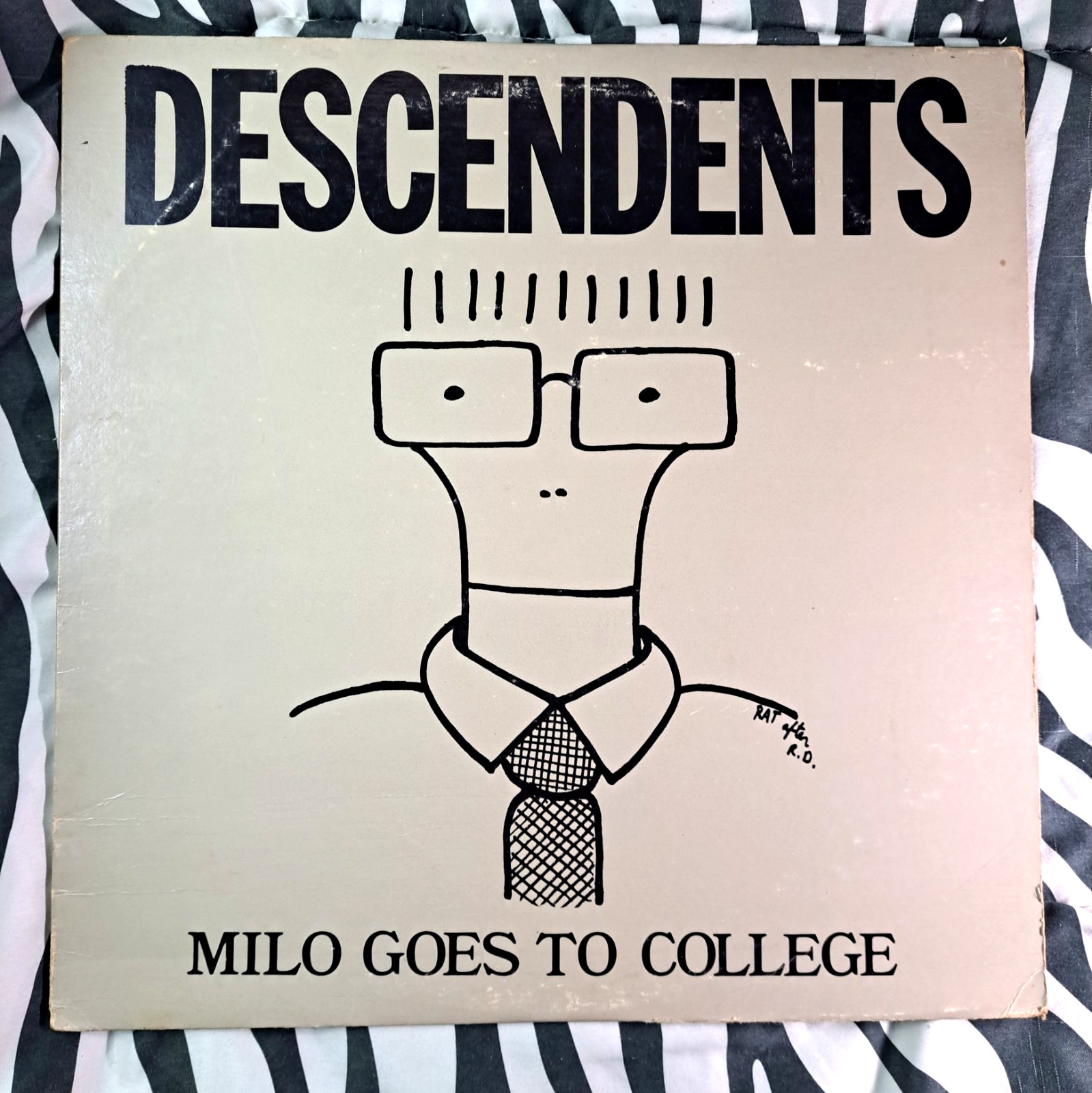 The Descendents Milo Goes To College 1st Press 1982 Punk LP New Alliance