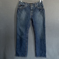Ariat FR M4 Men  s 34X34 33X32 Actual Relaxed Basic Boot Cut Blue Denim Jean