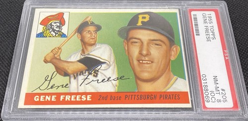 1955 Topps Gene Freese #205 card