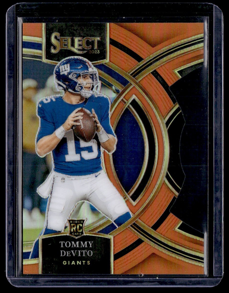 2023 Panini Select Orange Die-Cut Rookie Tommy DeVito 222/399 #102