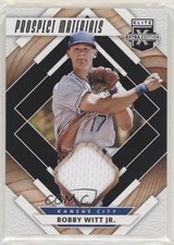 2020 Panini Elite Extra Edition Prospect Materials Black Bobby Witt Jr q4j
