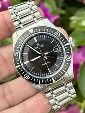 Smiths Commander 71 Automatic Dive Watch Black New Timefactors PRS-71