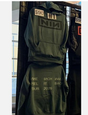 New Nine Inch Nails NIN Peel It Back Tour 2026 Merch 2 sided Hoodie 2D