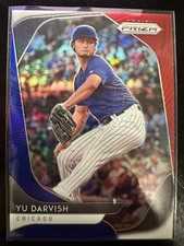 2020 Panini Prizm - Tier II Yu Darvish #132 Red White & Blue Prizm Chicago Cubs