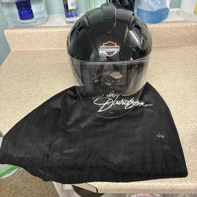 Harley-Davidson Black Helmet With Clear Visor Size L | eBay display picture 2