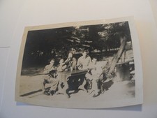 Vintage WWII US Soldiers Photograph Group Portrait Original 1940s Military