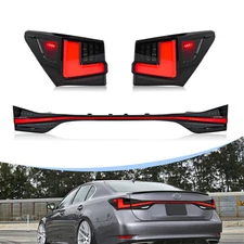 LED Tail Lights For Lexus GS350 GS200t GSF 2012-2020  Sequential Turn Rear Lamps