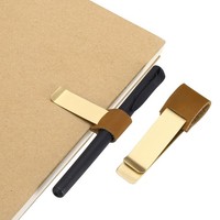 Lederband FüR Notebook, Retro Messingwachs, Kamel/Messing
