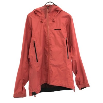 patagonia GORE-TEX Logo embroidery Hard Shell Jacket S Red Outdoors Women