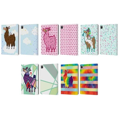 OFFICIAL GRACE ILLUSTRATION LLAMA LEATHER BOOK WALLET CASE COVER FOR APPLE iPAD