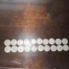 Lot Of 20 Silver Roosevelt Dimes Random Years Circulated