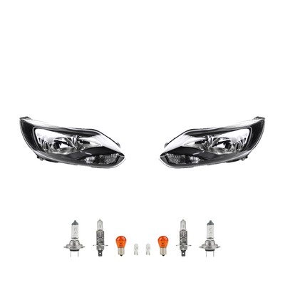 Scheinwerfer Set passend für Ford Focus 11 04/11-09/14 + Leuchtmit. links rechts