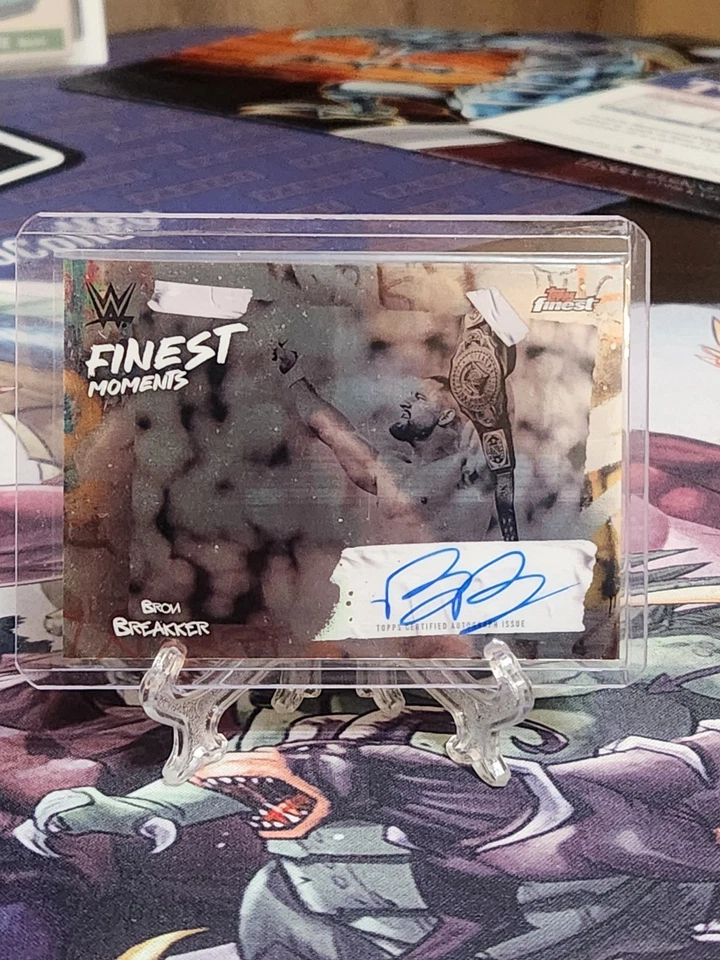 Автомобиль 2025 Topps Finest WWE Bron Breakker Finest Moments - Изображение 2 из 4