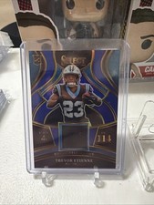2025 Select Trevor Etienne Draft Selections Patch Blue Prizm #DSM-TEE Panthers