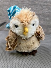 Douglas Cuddle Toys Plush Millie The Barn Owl 8" Stuffed Animal Beige Brown