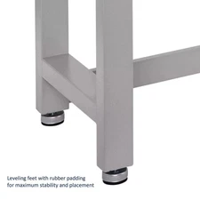 72" Adjustable Heavy Duty Workbench Solid Wood Top Work Bench Table Granite DIY