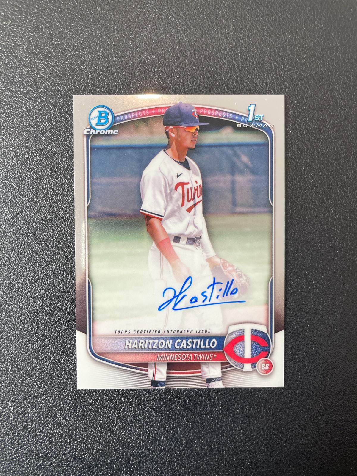 2025 Bowman Chrome #CPA-HC Haritzon Castillo 1st Prospect Chrome Auto BJAL