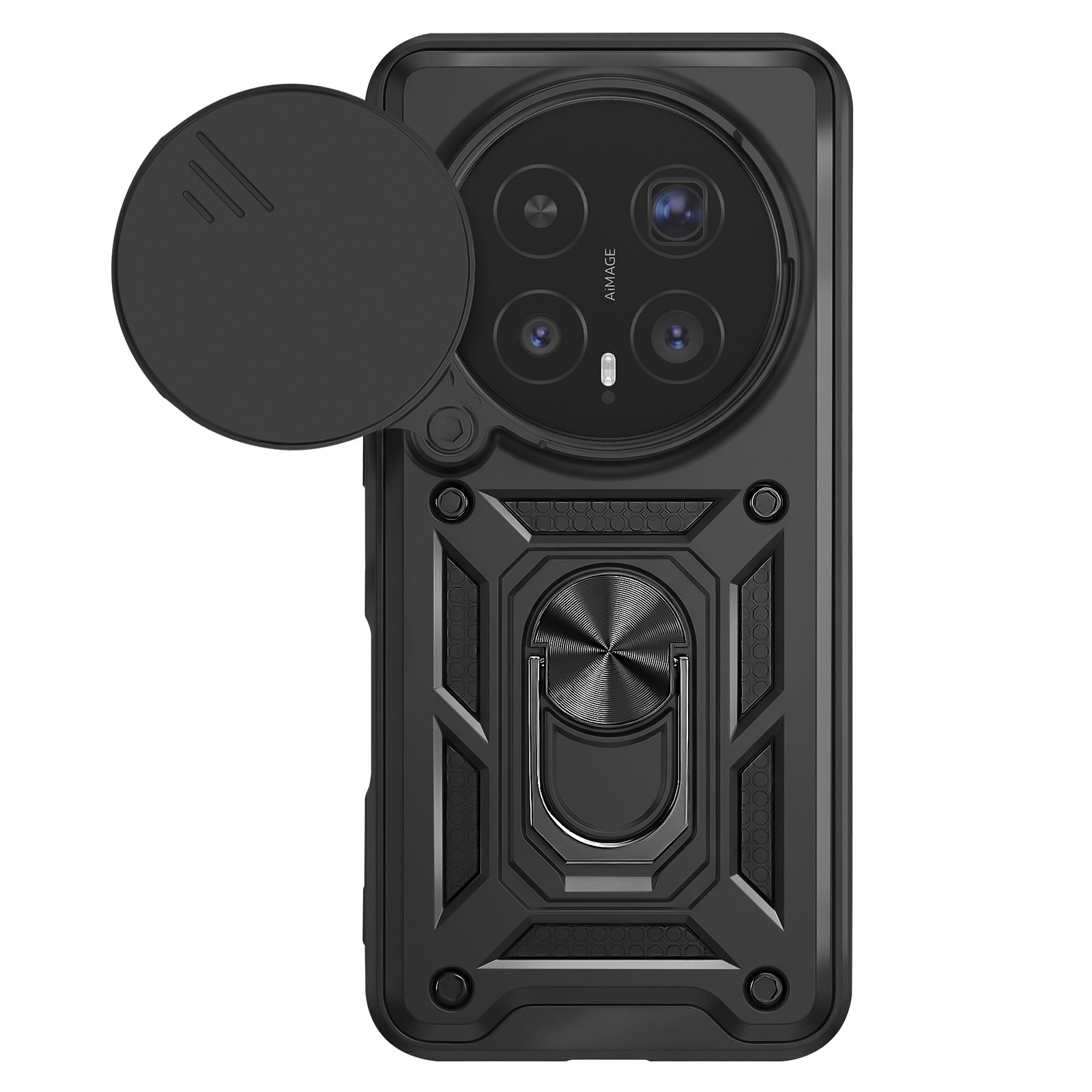 Coque antichoc Honor Magic 8 Pro idéale pour voyager en toute sécurité avec anneau vidéo