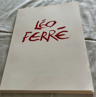 Leo Ferré Gedichte 4. Band Limited Edition Du Grésivaudan Jahr 1988
