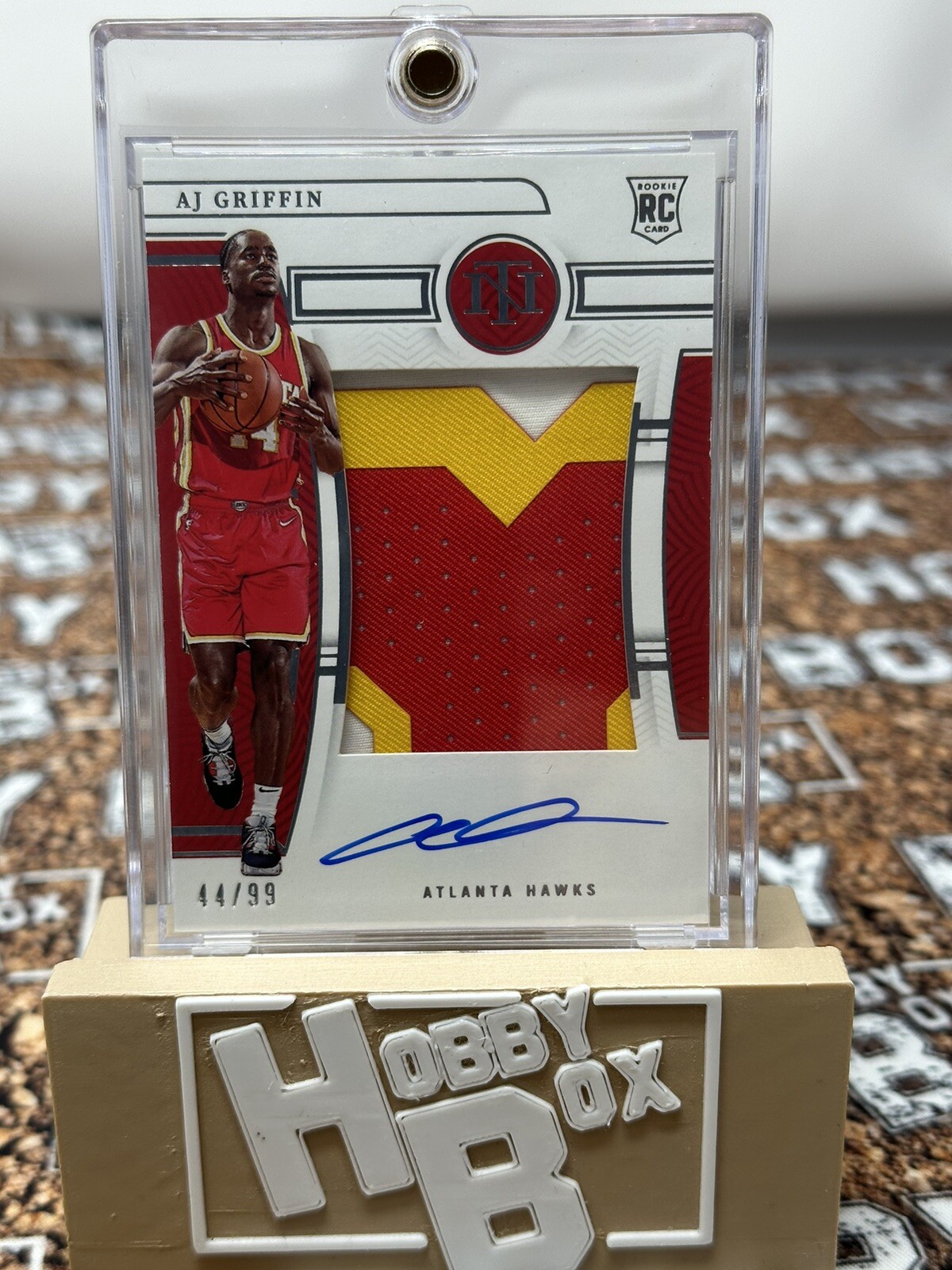 2022 National Treasures AJ Griffin RC Rookie Patch Auto RPA 44/99 Card #103