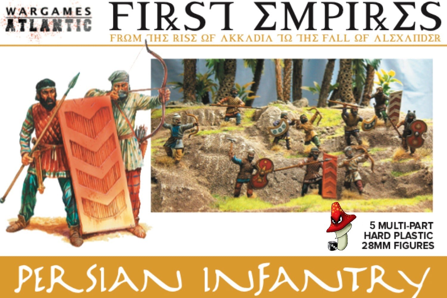 Persian Infantry Wargames Atlantic 28mm 1/56 scale 1 x sprue unboxed