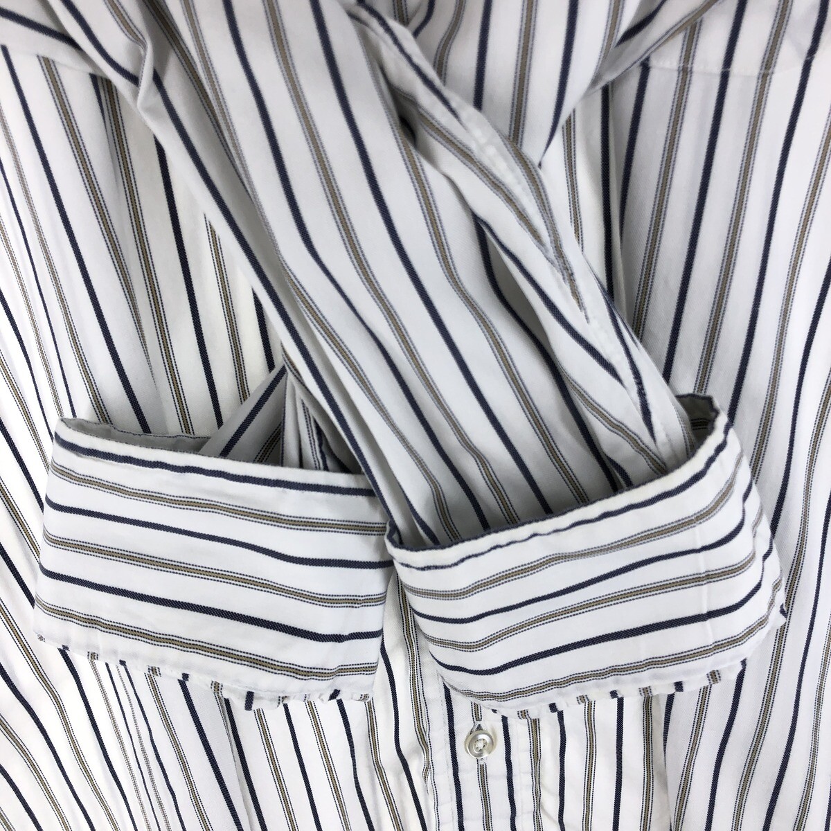 Brooks Brothers Makers Long Sleeve Striped Shirt Made in USA