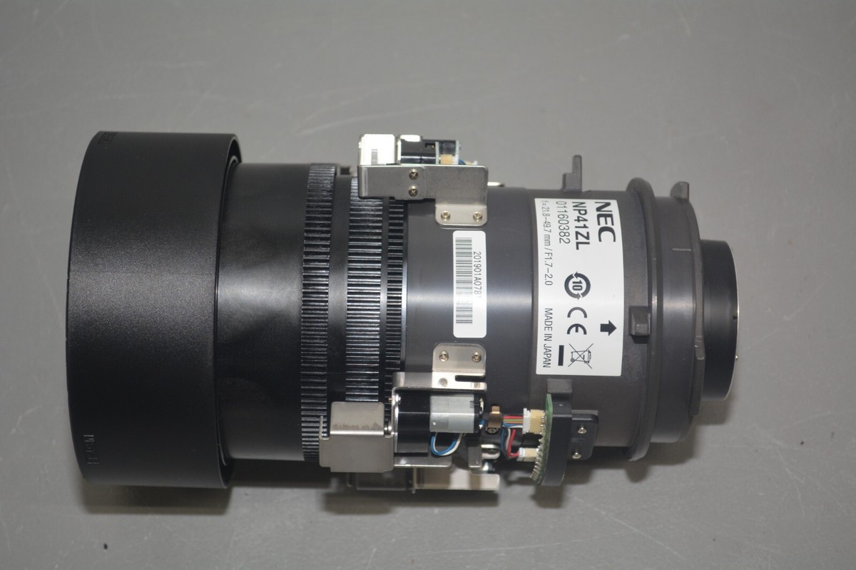 NEC NP41ZL Standard Projector Zoom Lens f= 21.8-49.7 mm / F 1.27
