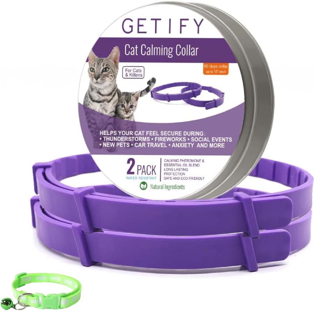 Calming Collars for Cats Stress Relief Cat Separation Anxiety Pheromone  Gift