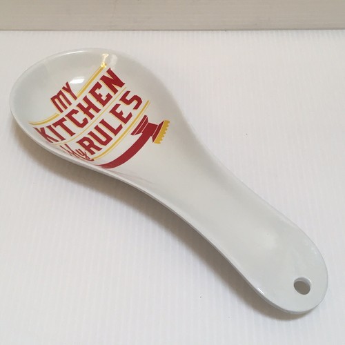 Farberware “My Kitchen My Rules”Spoon Rest Melamine - Picture 2 of 5