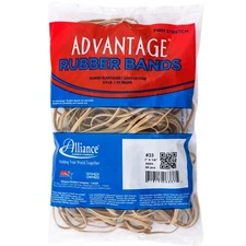 Alliance 06337 Advantage Rubber Bands, Size 33, 3 1/2" X 1/8", 1/4 LB Bag