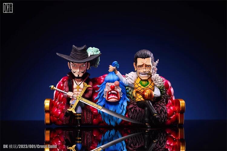 DK Studio Cross Guild Sir Crocodile Mihawk Buggy Resin Statue 13cm