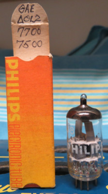 1X New in Box ECC88 6DJ8 Tube Philips Heerlen V. Good Quality  Tested NOS +