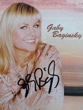 Gaby Baginsky - Autogramm Karte