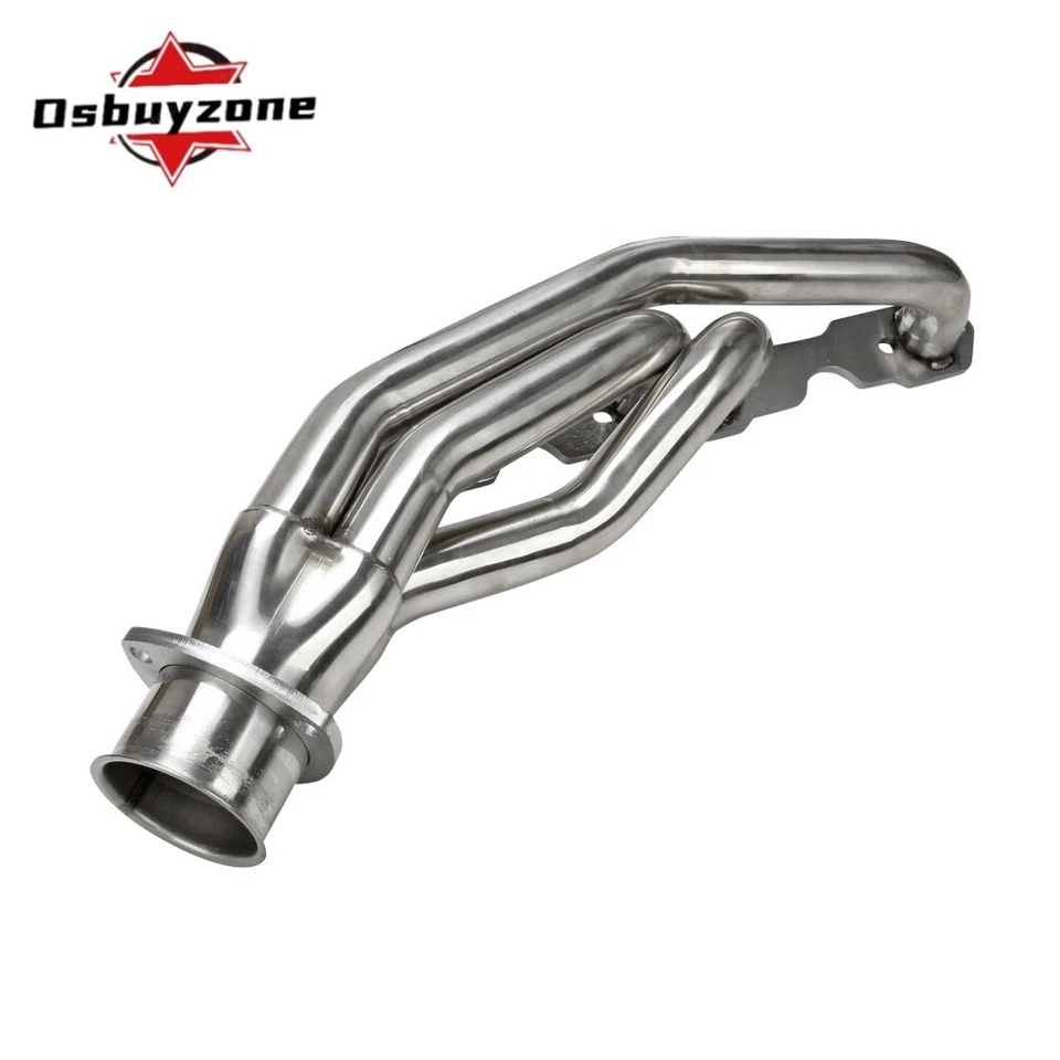 Cabezales de escape pulidos para camioneta Chevy/GMC C/K 1500-3500 88-97 5,0/5,7 L V8 EE. UU. Foto 2 de 4