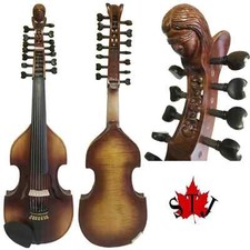 SONG Carved Angel Scroll Viola d'Amore Professional 7 7 strings 16 inch body