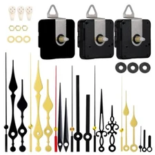 3 Pcs High Torque Clock Mechanism Replacement Kit with 7 Different Pairs of C...