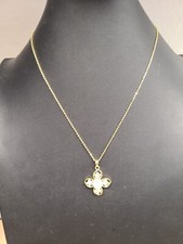 Pearl Necklace for Women Freshwater Pearl Flower Pendant