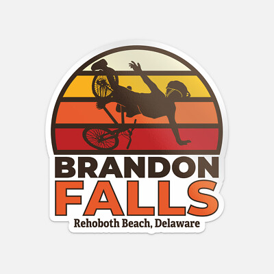 Brandon Falls Car Bumper Vinyl Sticker Decal