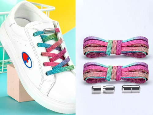 10 Paar Bunte Schnürsenkel - 0.8cm Breite Schuhbänder 100-160cm