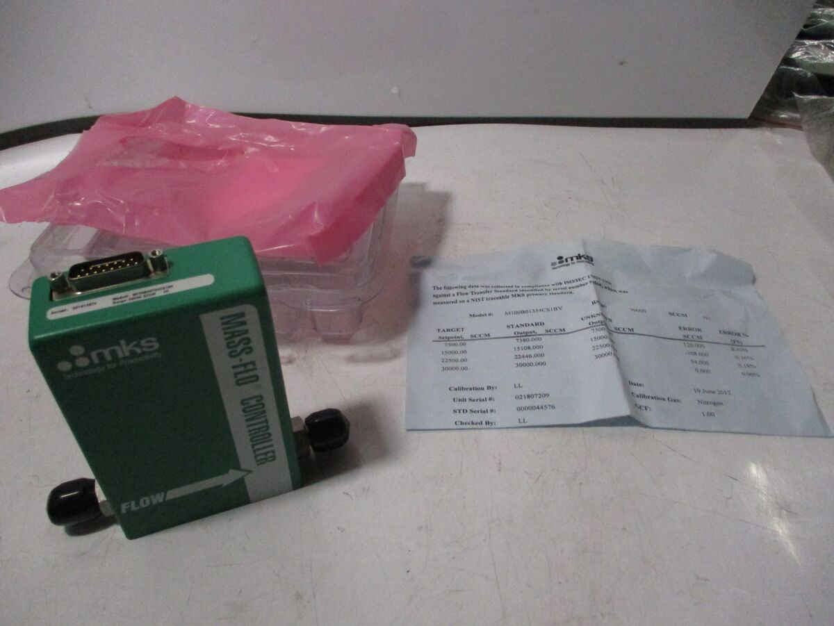 MKS M100B00734CS1BV GAS H2 30000SCCM MASS FLOW CONTROLLER | eBay MKS M100B00734CS1BV GAS H2 30000SCCM MASS FLOW CONTROLLER | eBay