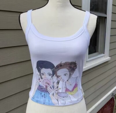 NANA HACHI ANIME TANK TOP MANGA GIRLS HARAJUKU KAWAII GRAPHIC Y2K