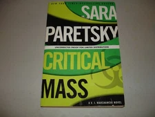 Critical Mass by Sara Paretsky (PB, 2013) Advance Reader Copy ARC 1st Ed Rare