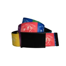 Strap Works Mens Military Belt Three Stooges Rainbow Geometric Size 44 XL