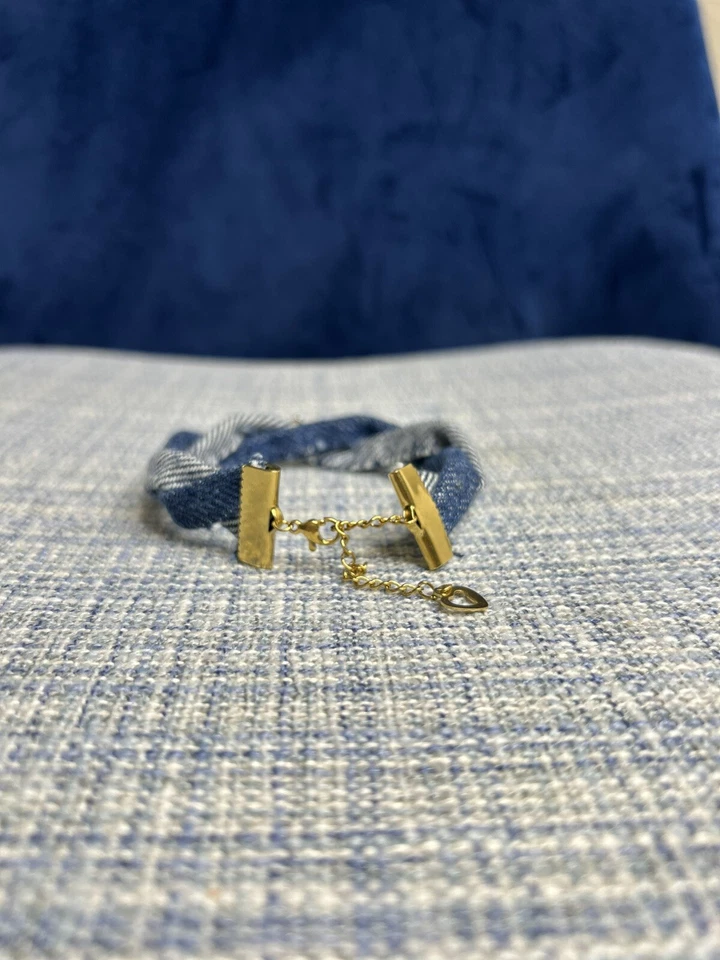 Pulsera Denim Zodiaco Hecha a Mano Foto 3 de 4