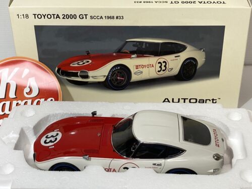 1/18 トヨタ 2000GT ´68 ＳＣＣＡ #23 auto art-